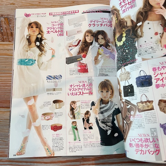 Jelly Magazine 2008 Lot of 4 Japanese Fashion Harajuku Gyaru Gal Shibuya Kawaii - Picture 2 of 15
